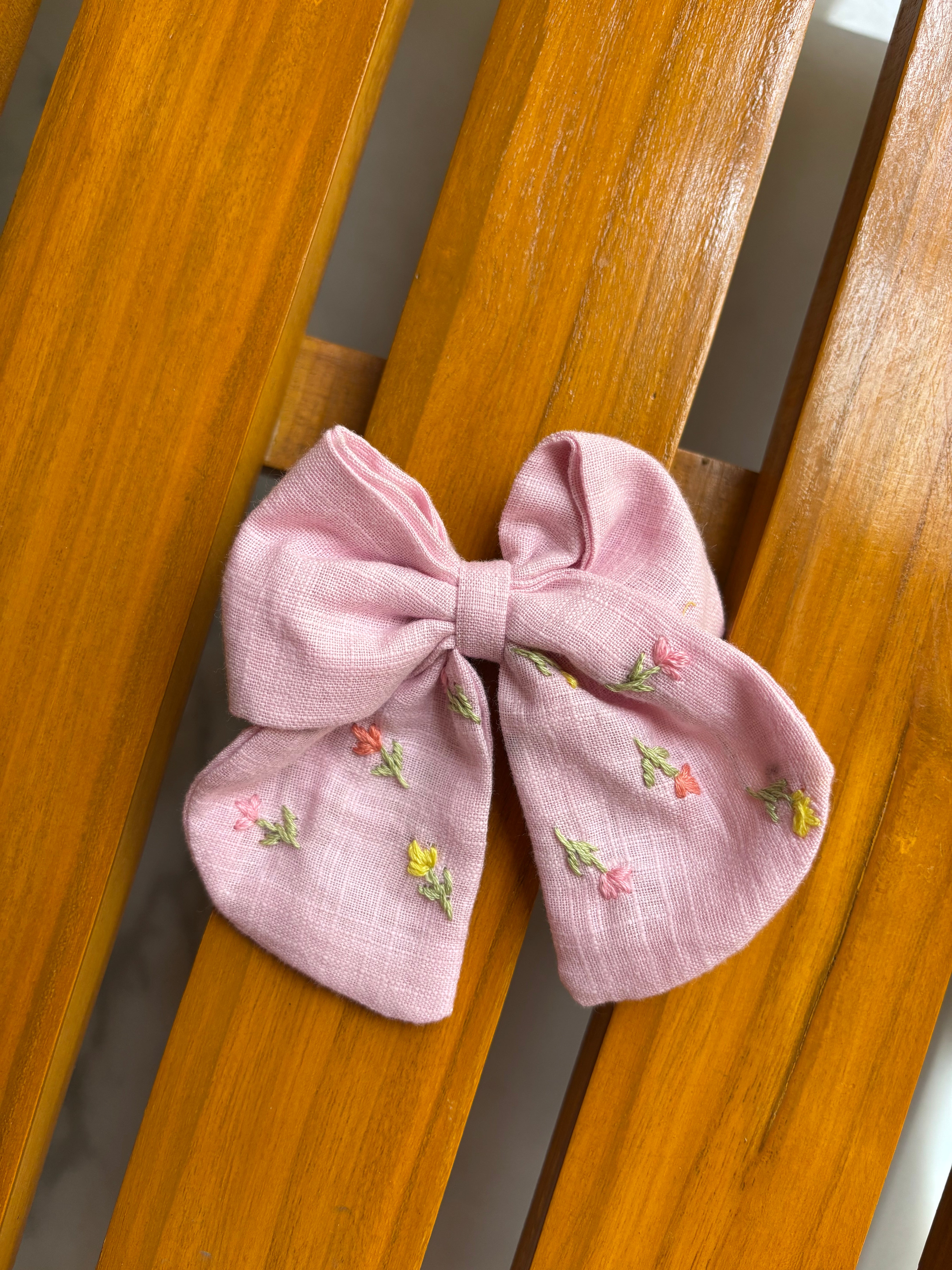 Pink Hair Bow