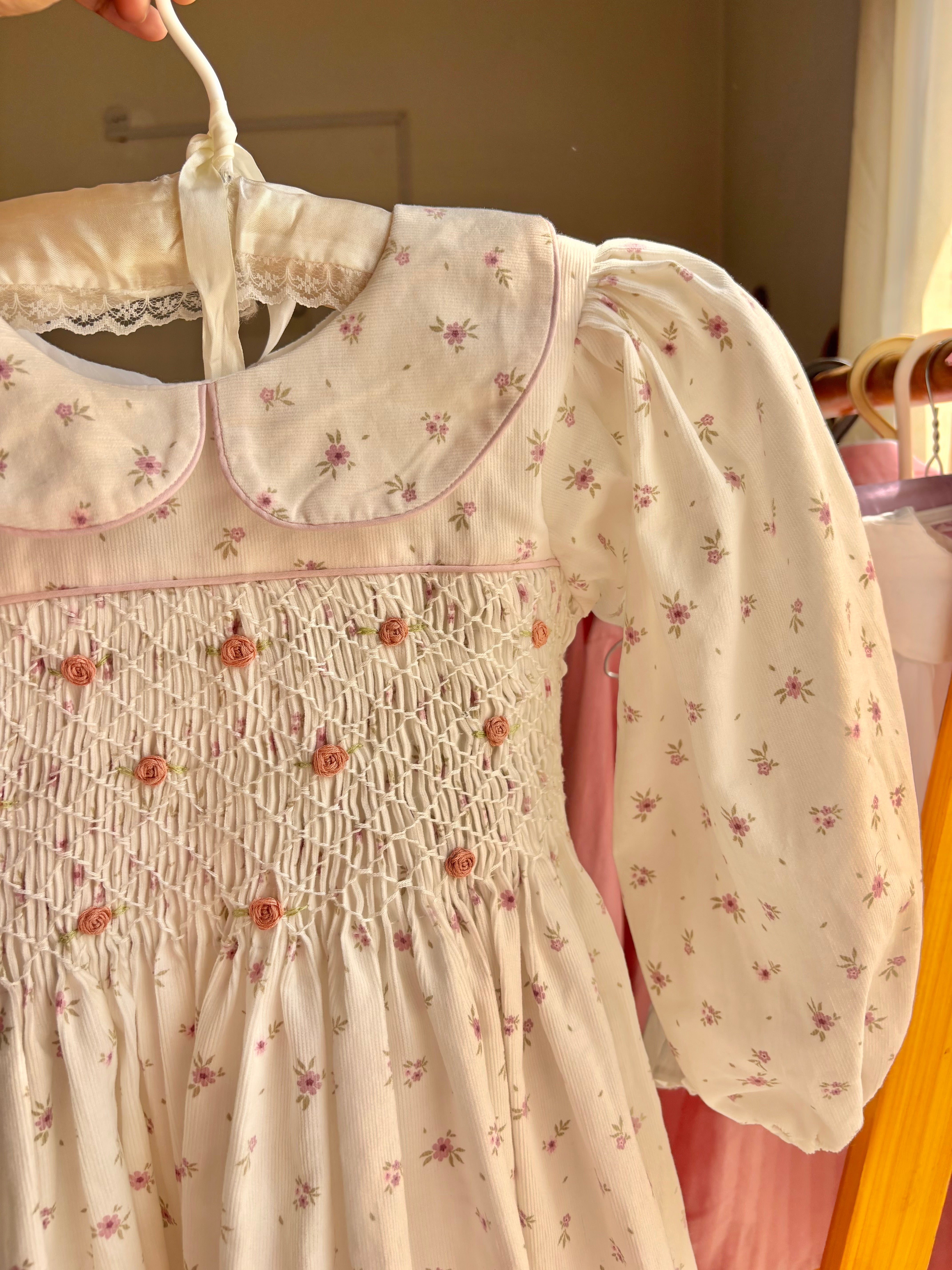 Corduroy Smocked Dress