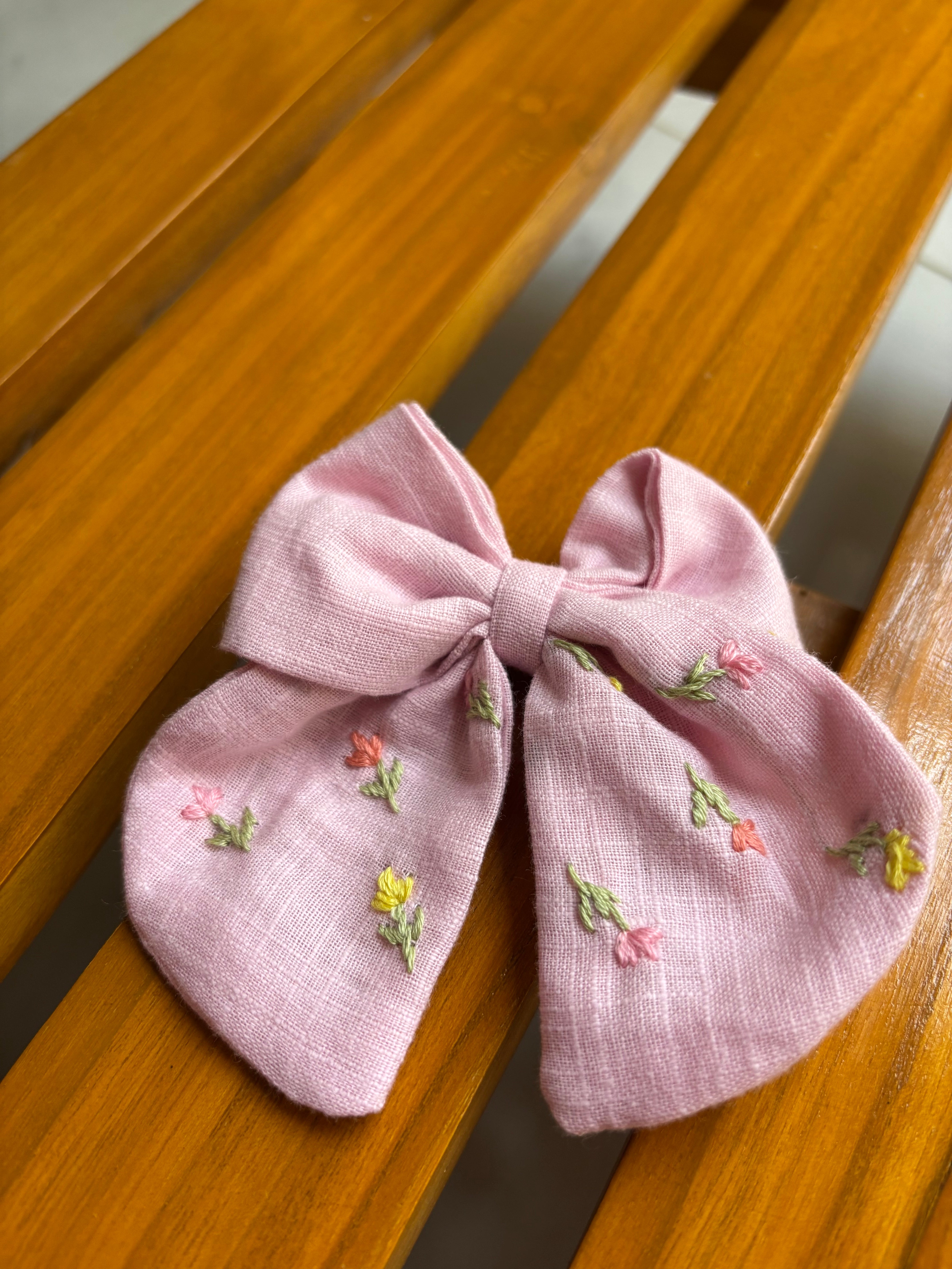 Pink Hair Bow