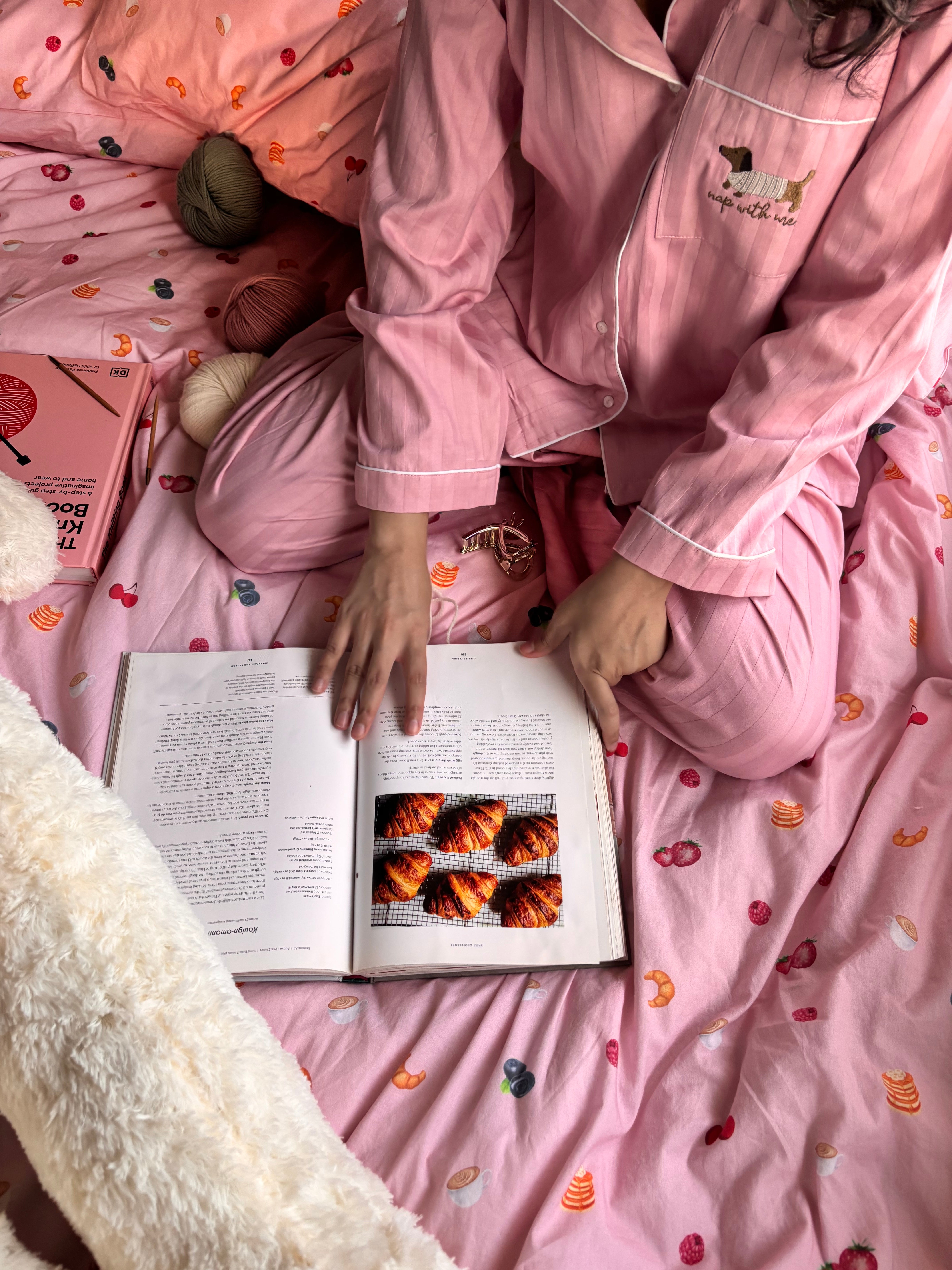 Dachshund Embroidered PJs