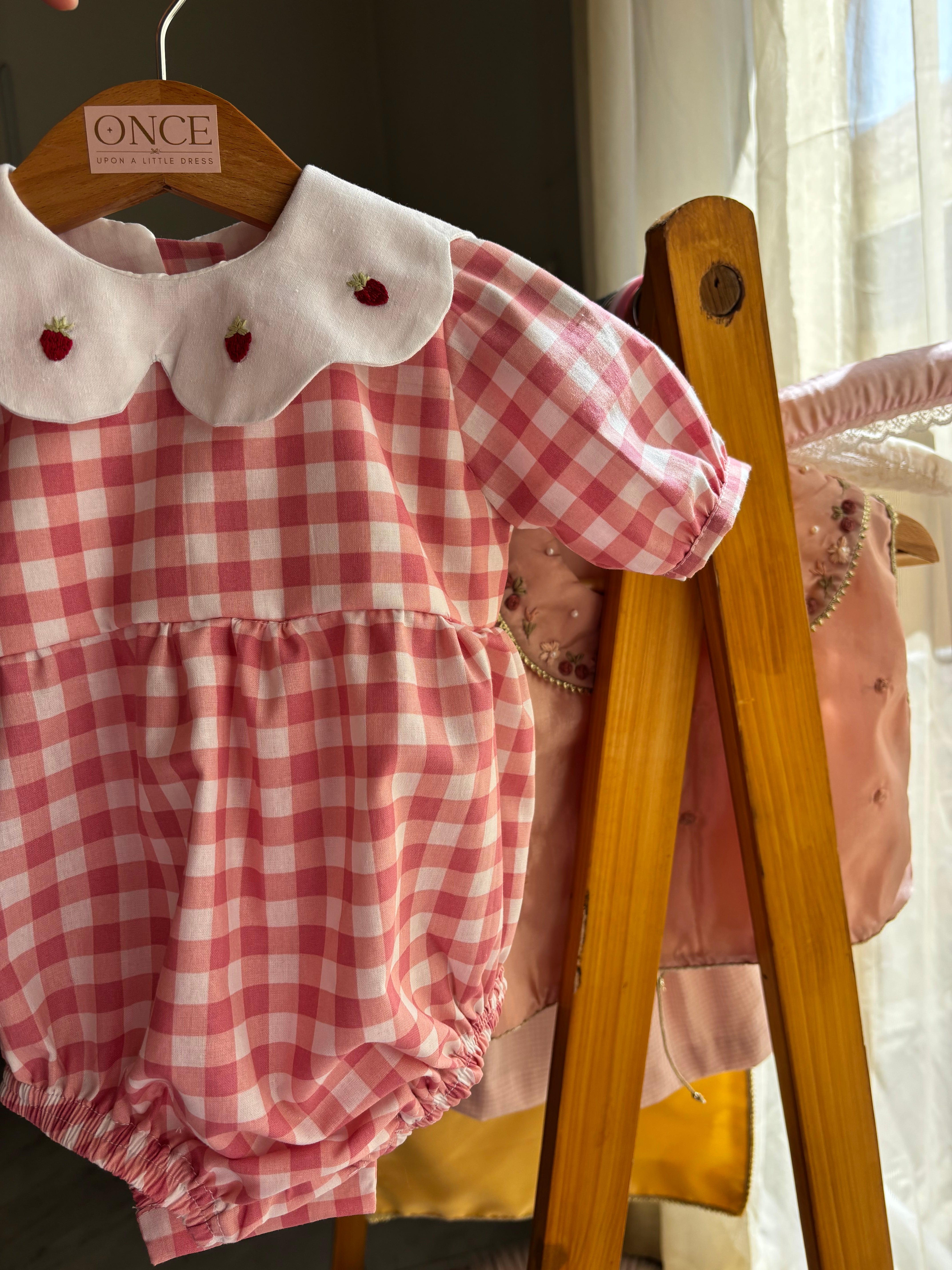 Strawberry Picnic Romper 🍓
