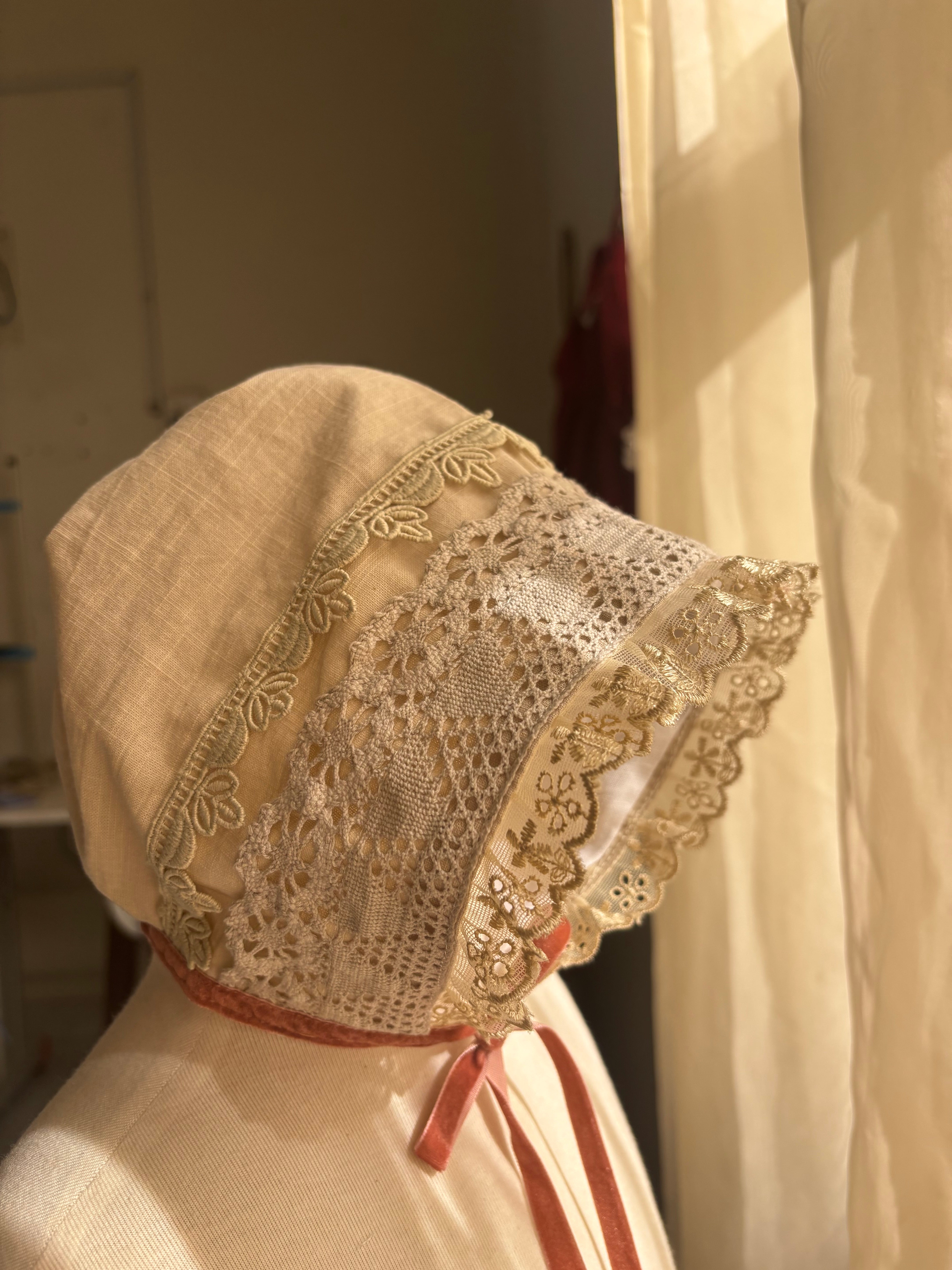 Vintage Lace Bonnet