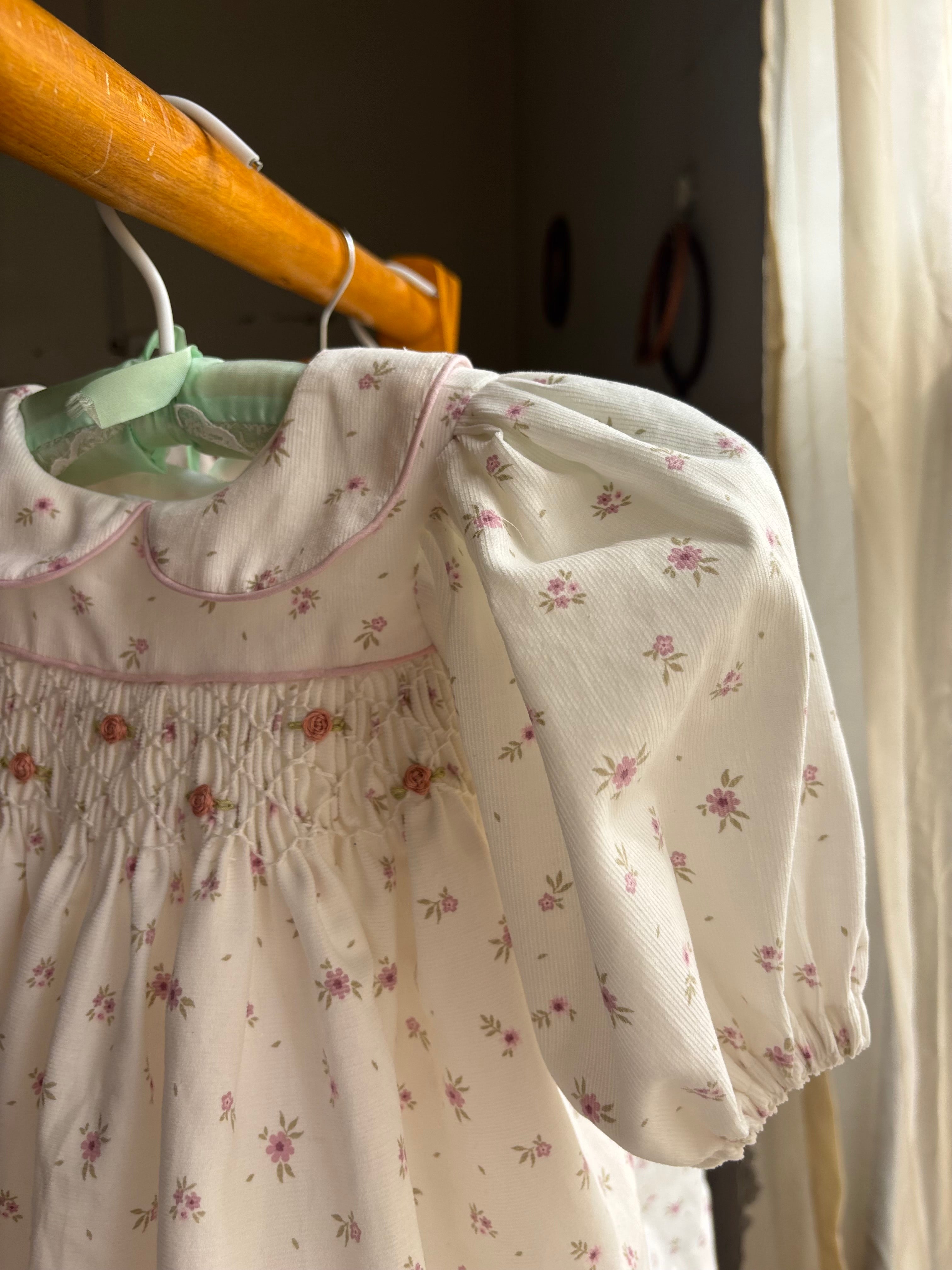 Corduroy Smocked Dress