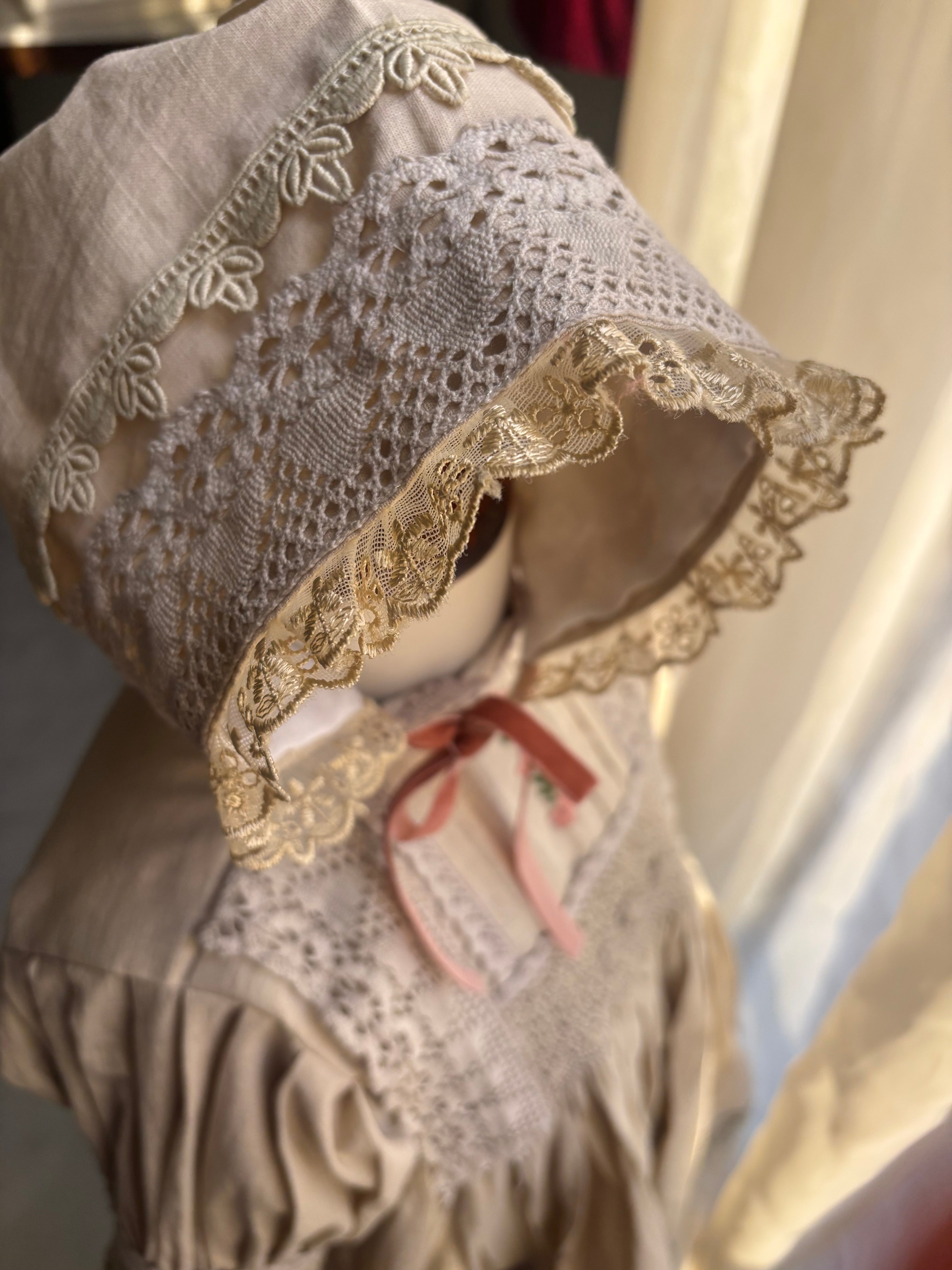 Vintage Lace Bonnet