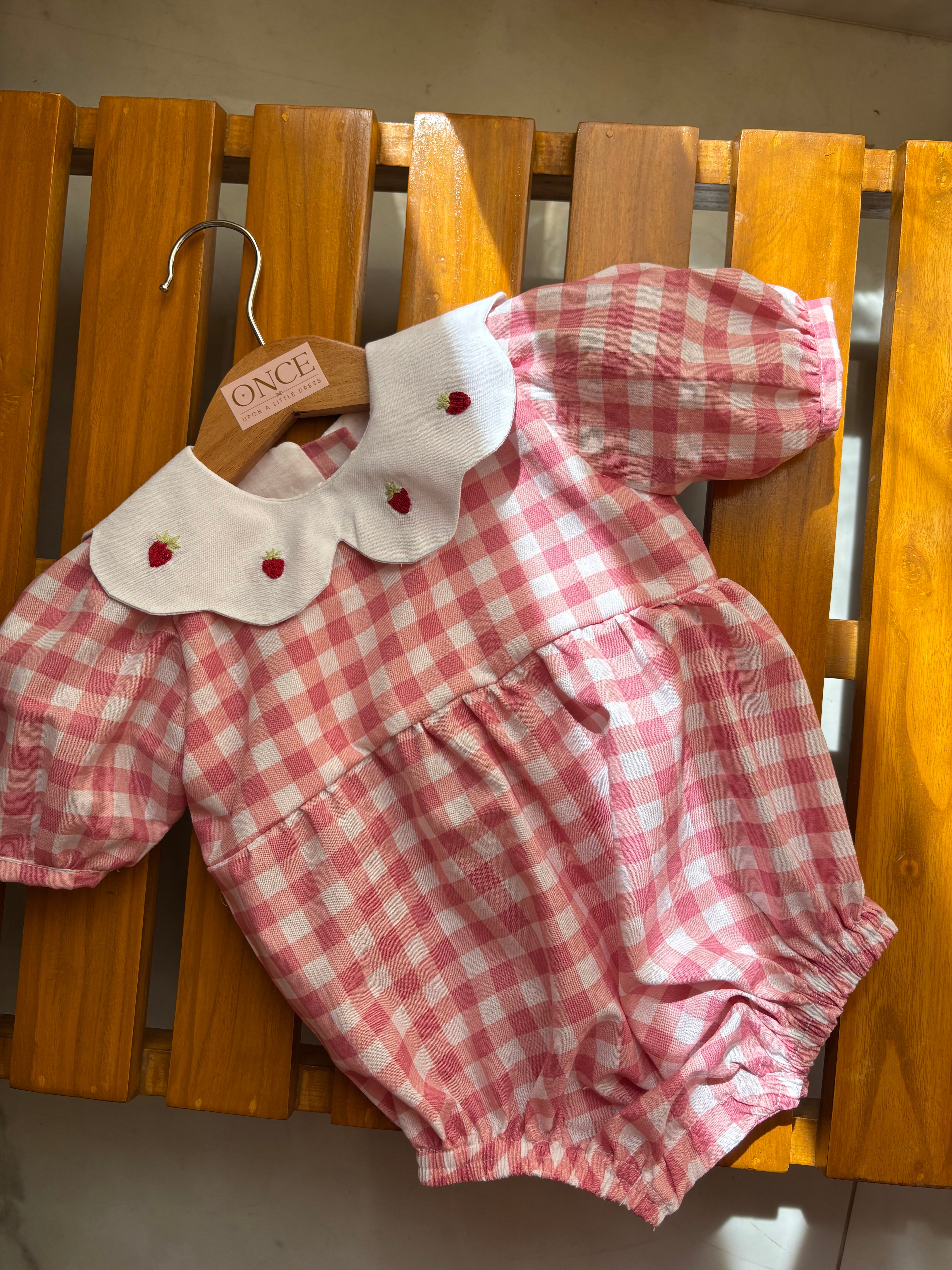 Strawberry Picnic Romper 🍓